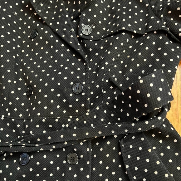 Polka Dot Women's Coat - Picture 2 of 8